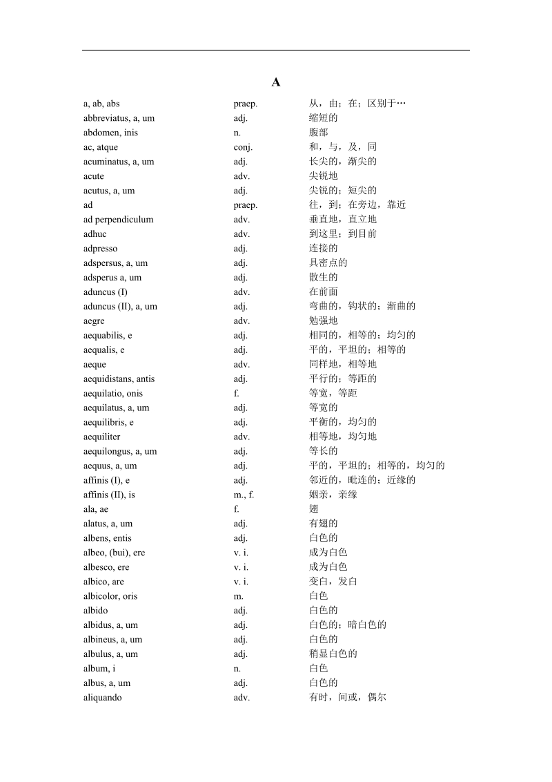 拉丁语昆虫分类词汇1.0版.doc_第1页