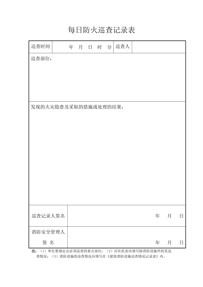 消防设施巡查记录表.doc_第3页